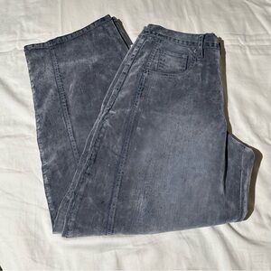 *New* Velvet Flocked Denim baggy jeans Size 25